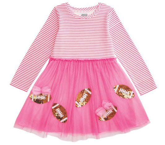 Sequin Football Tutu LS Dress