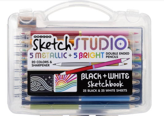 Sketch Studio Black & White Travel Set