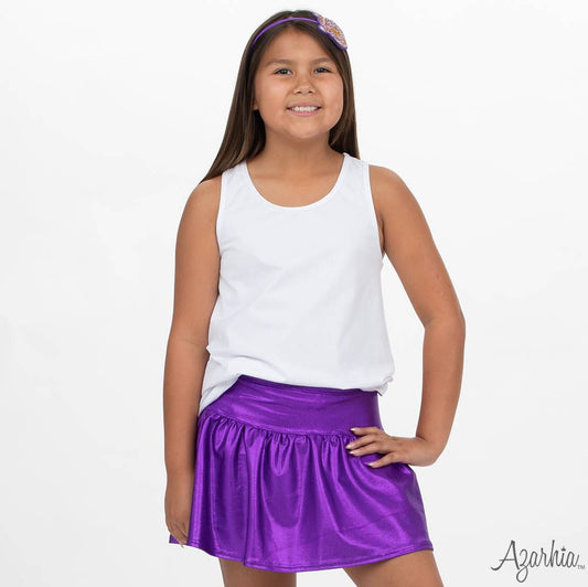 Purple Shimmer Skort