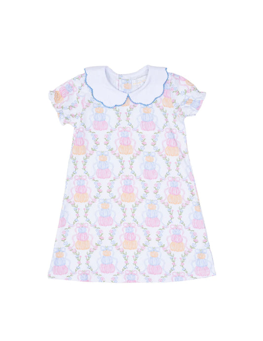 Pumpkin Trellis Presley Kait Dress