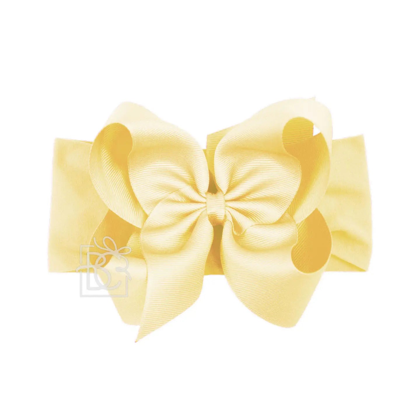 Light Yellow 5.5" Headband Bow