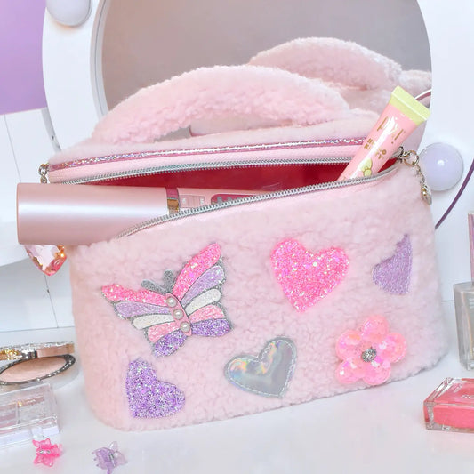 Butterfly, Heart & Daisy Glam Bag