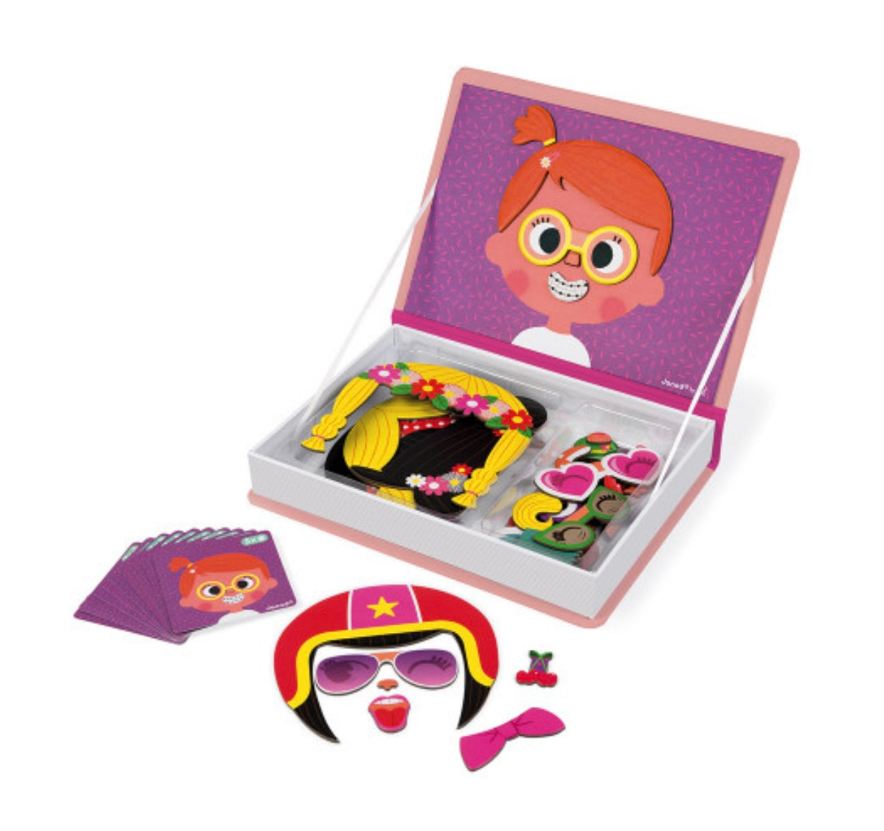 Crazy Faces Magnetic Book