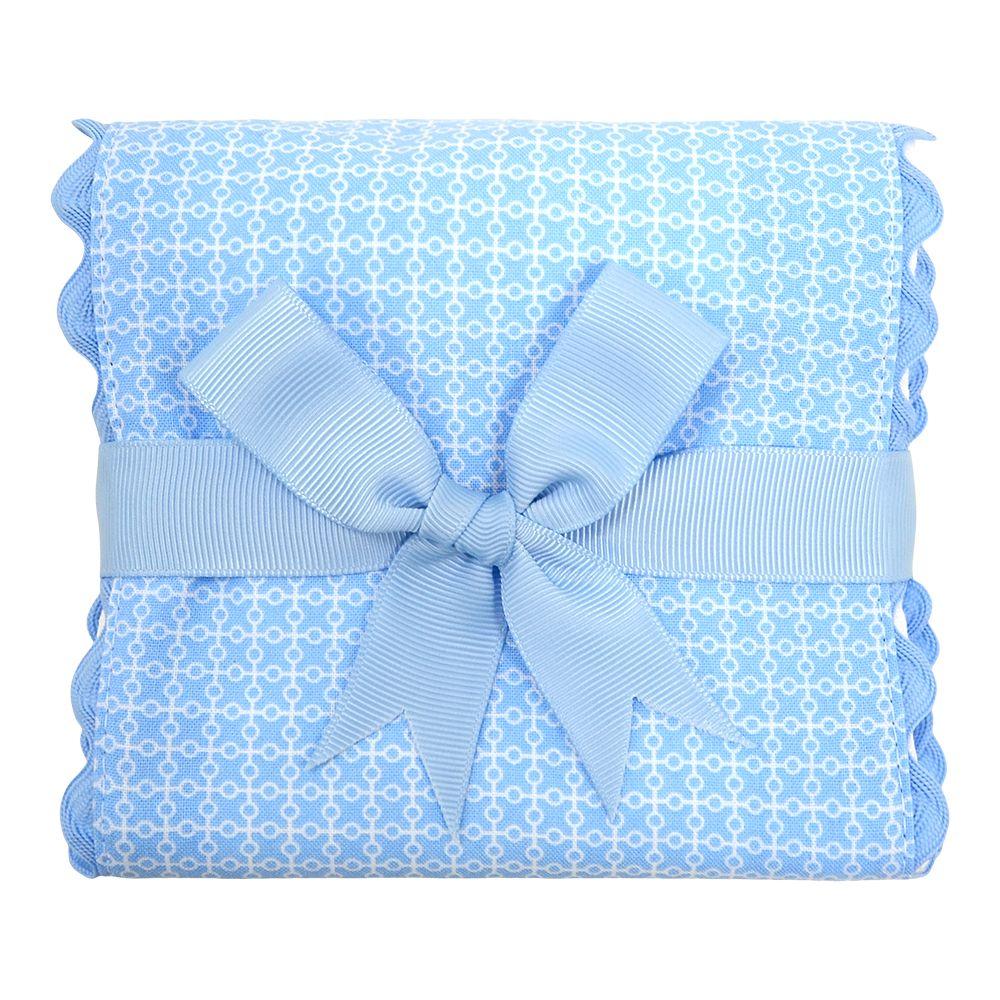 Blue Fancy Burp Cloth