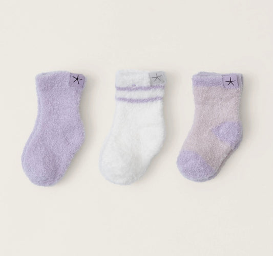 Lilac Infant 3 Pack Sock Set