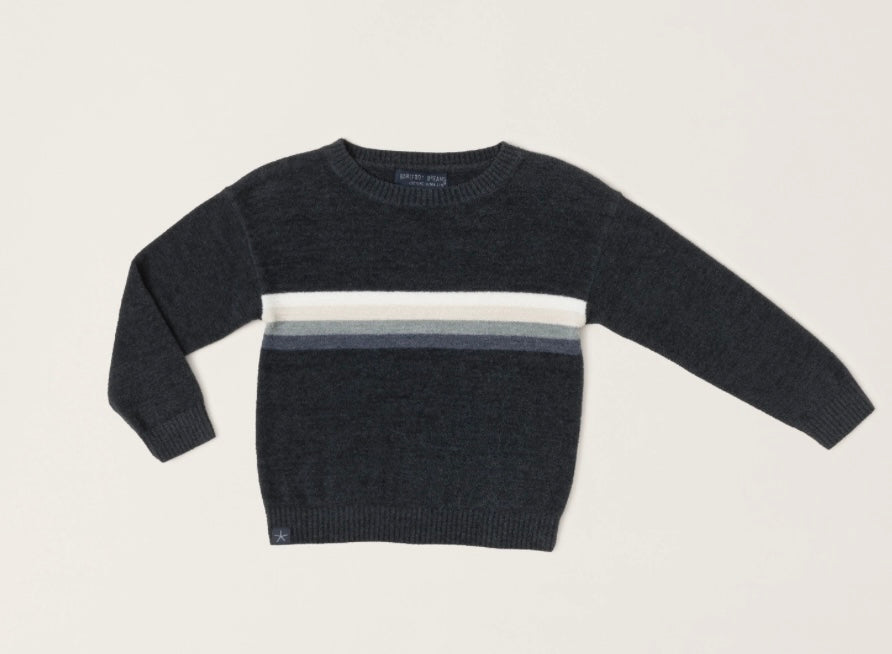 Indigo Toddler Multi Stripe Pullover