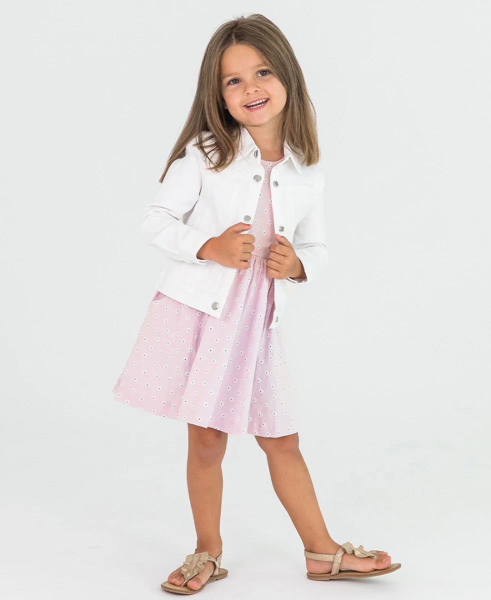 White Stretch Denim Jacket