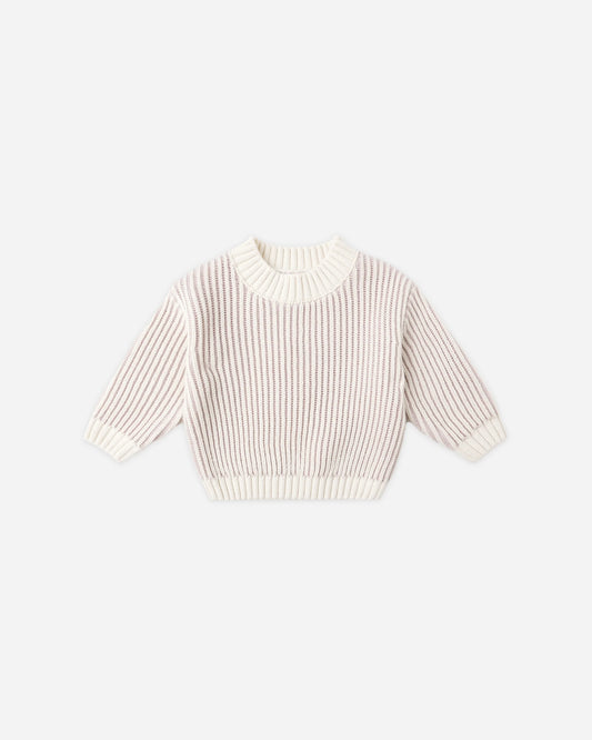 Lilac Relaxed Knit Sweater
