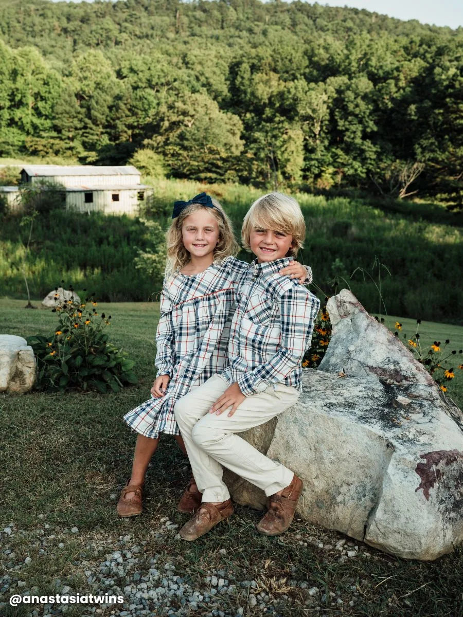 HOMEGROWN HARVEST PLAID DRESS