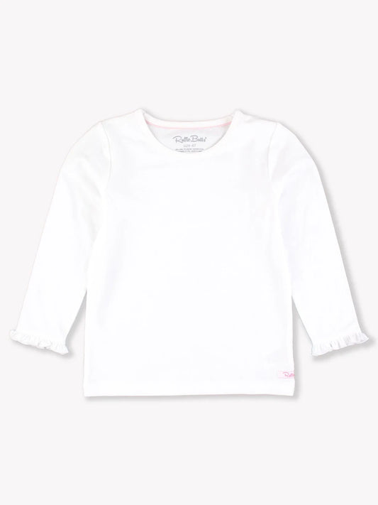 White Knit Layering Tee