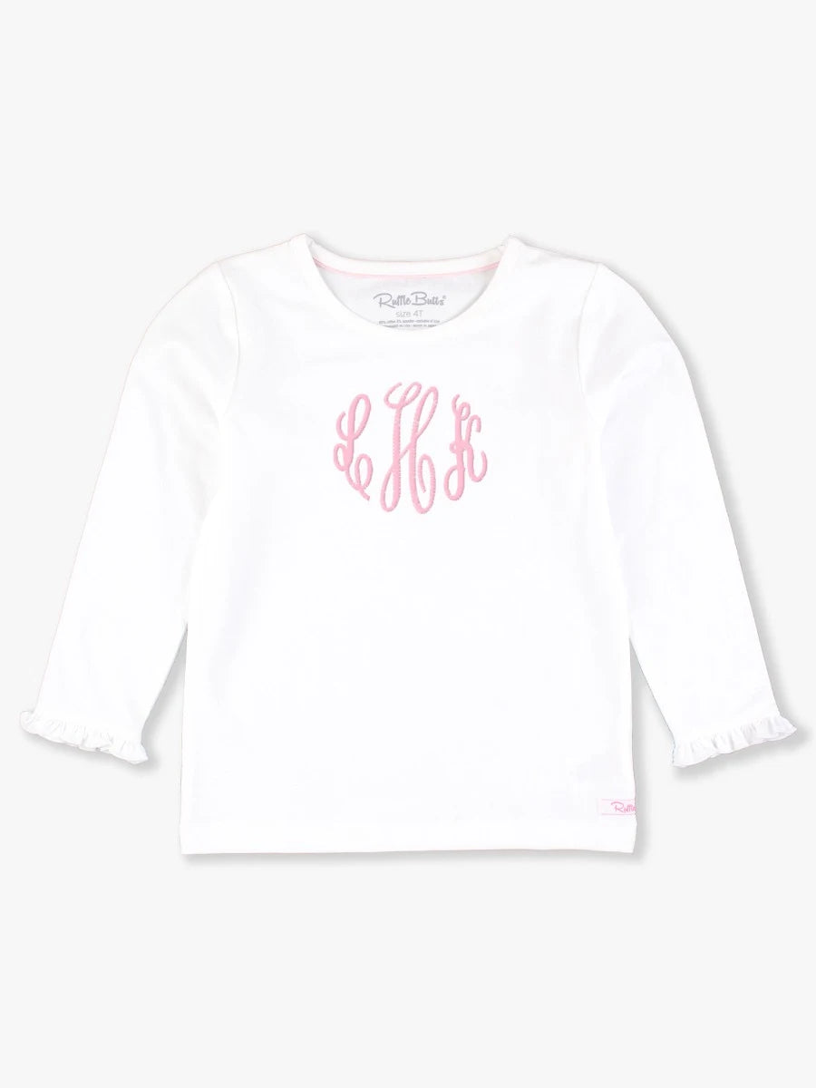 White Knit Layering Tee