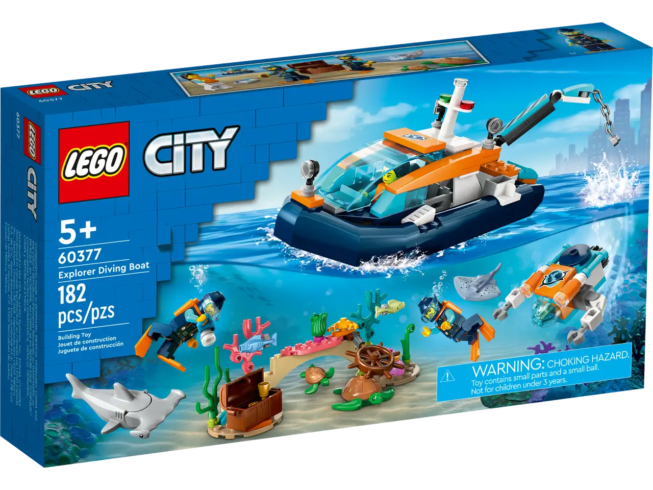 Explorer Diving Boat Lego Set