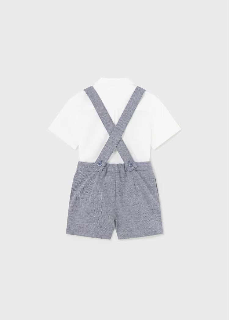 3PC Bow Tie Bermuda Set