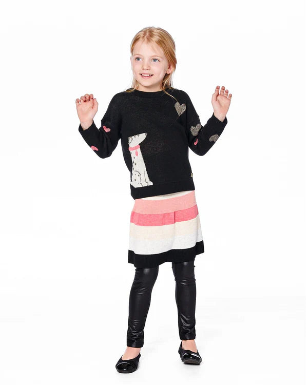 Dalmatian And Hearts Sweater