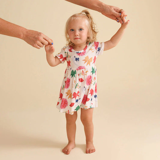 Sabrina Twirl Bodysuit Dress