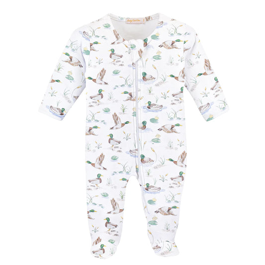 Mallard Ducks Zip Footie