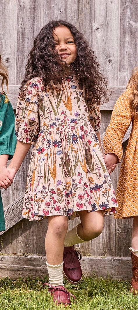 Autumn Flowers Brooke Dress