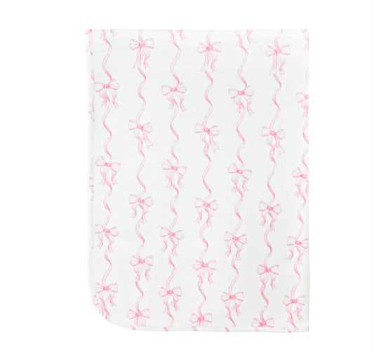 Coquette Bows Ruffle Blanket