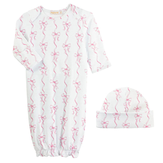 Coquette Bows Gown and Hat Set
