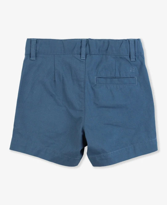 Indigo Stretch Chino Shorts