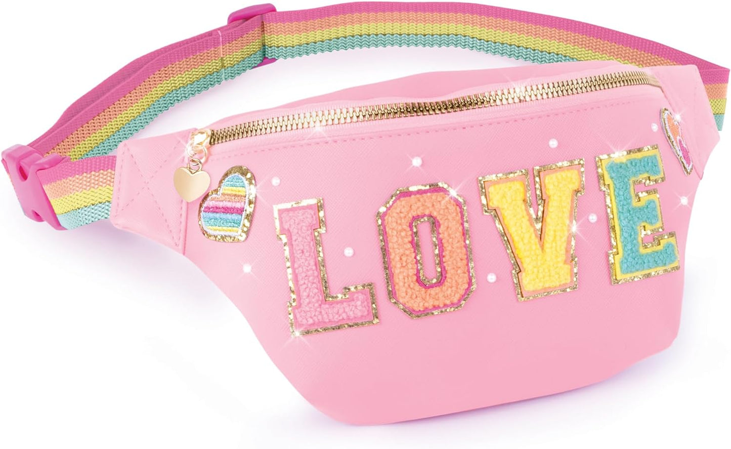 FASHION SLING BAG WITH PATCHES