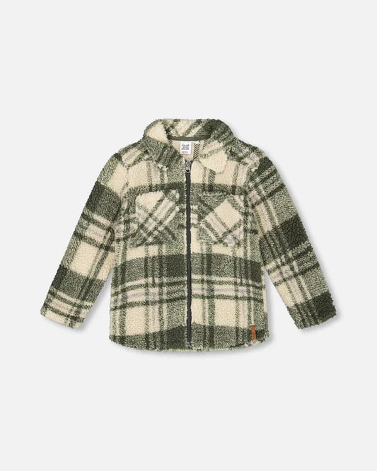 Sherpa Plaid Overshirt