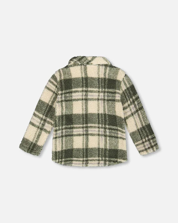 Sherpa Plaid Overshirt