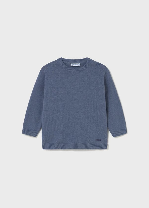 Whale Heather Basic Sweater