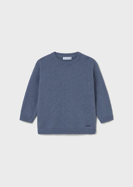 Whale Heather Basic Sweater