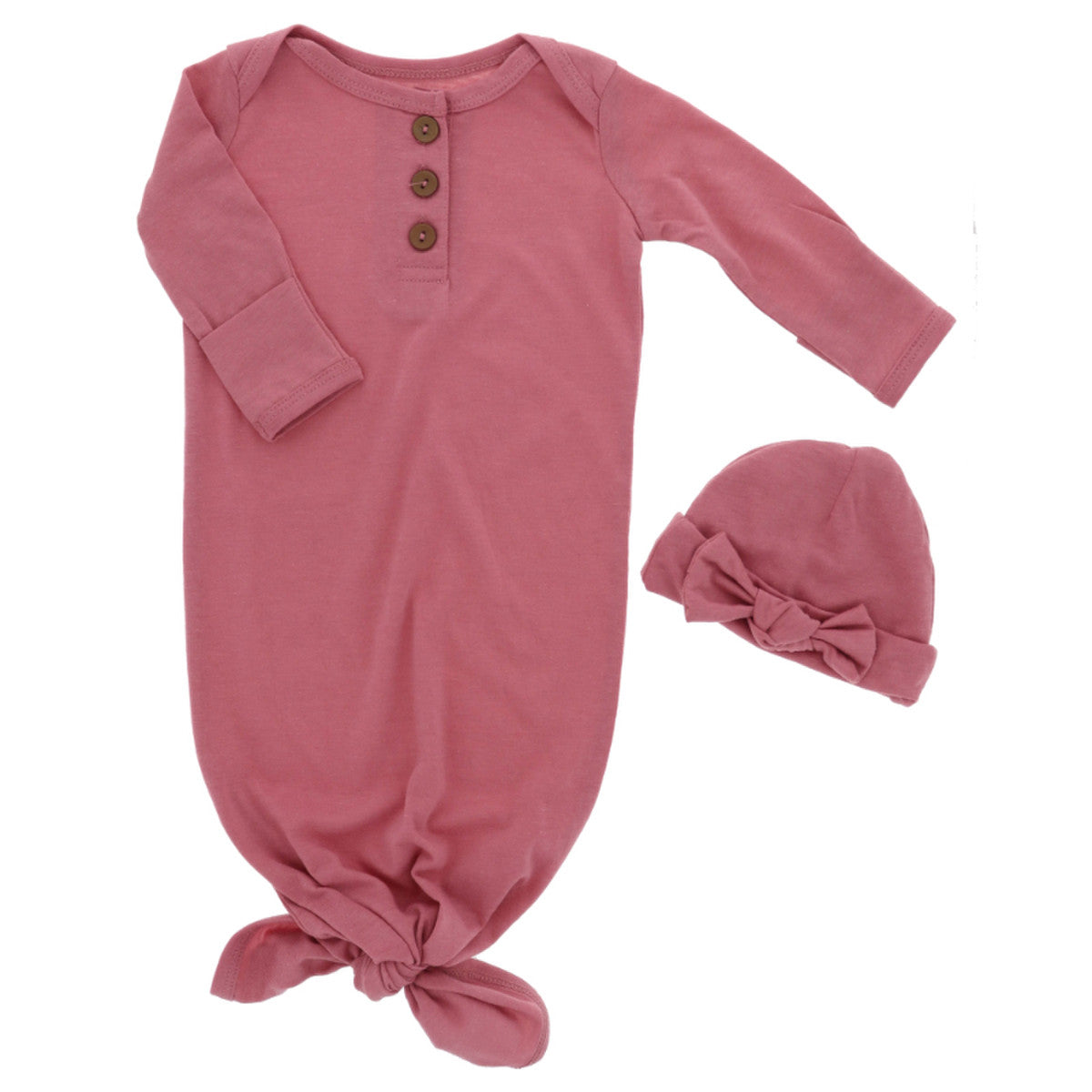 Petal Knot Gown & Beanie