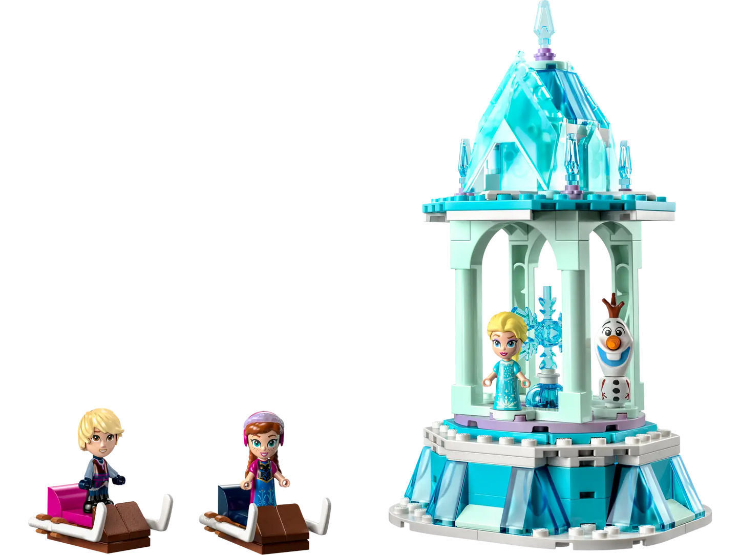Elsa Magical Carousel Lego Set