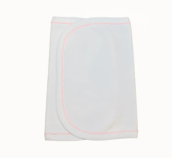 Burp Cloth Picot Trim
