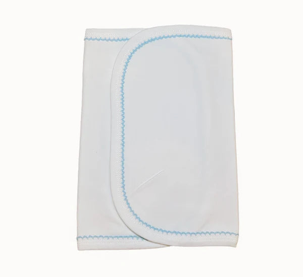 Burp Cloth Picot Trim