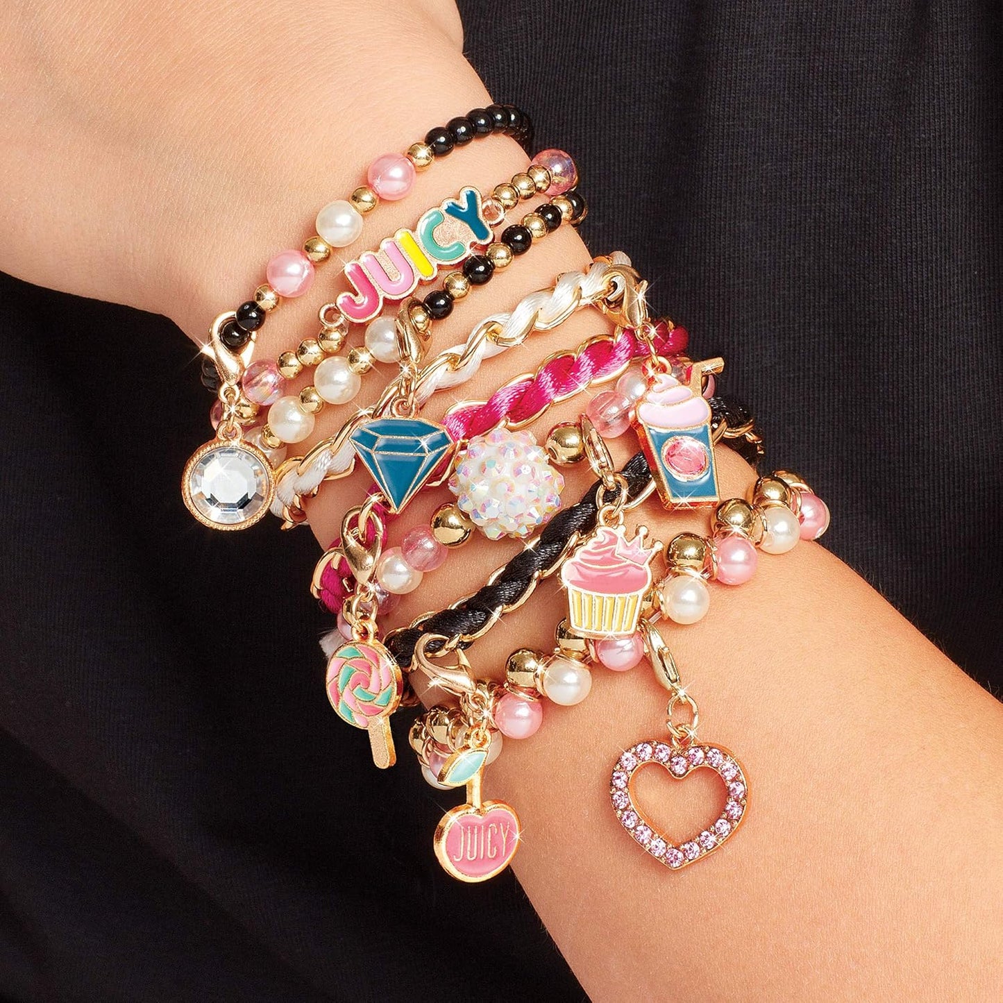 MINI JUICY COUTURE™ PINK & PRECIOUS BRACELETS