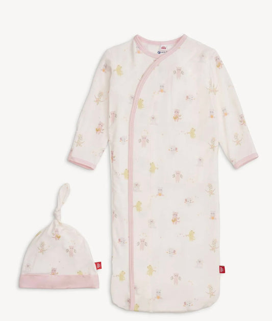 Pink Baby Beats Gown Set