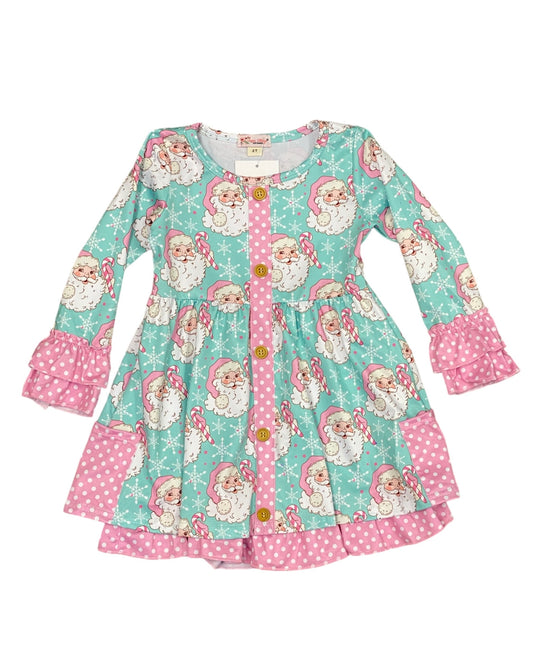 Aqua Noel Girls Dress