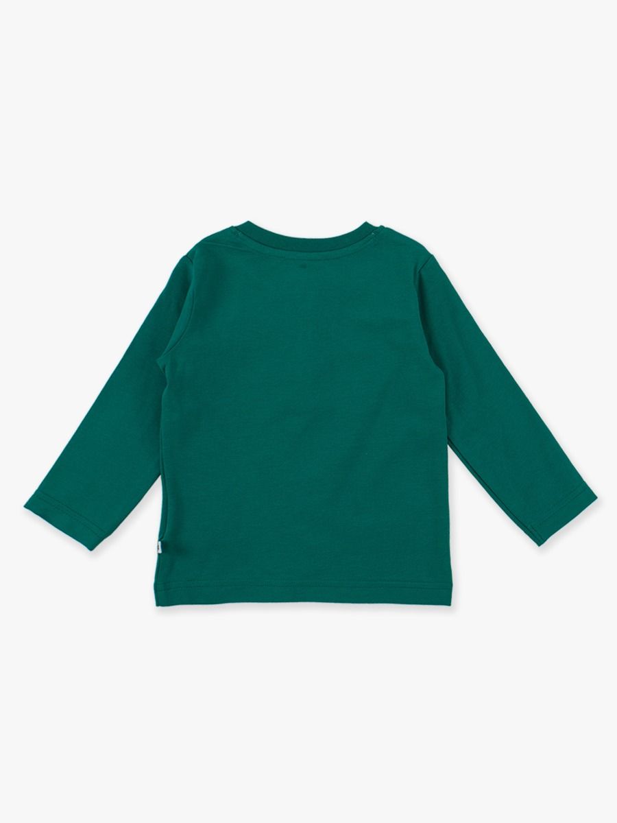 Emerald Green Knit Henley Tee