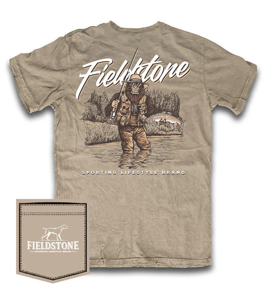 Youth Gone Fishing Tee- Sand