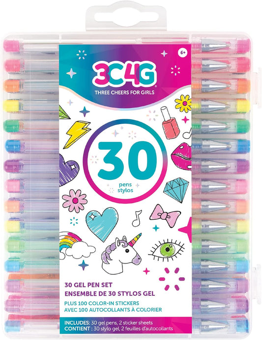 30 PIECE SCENTED GEL PEN SET