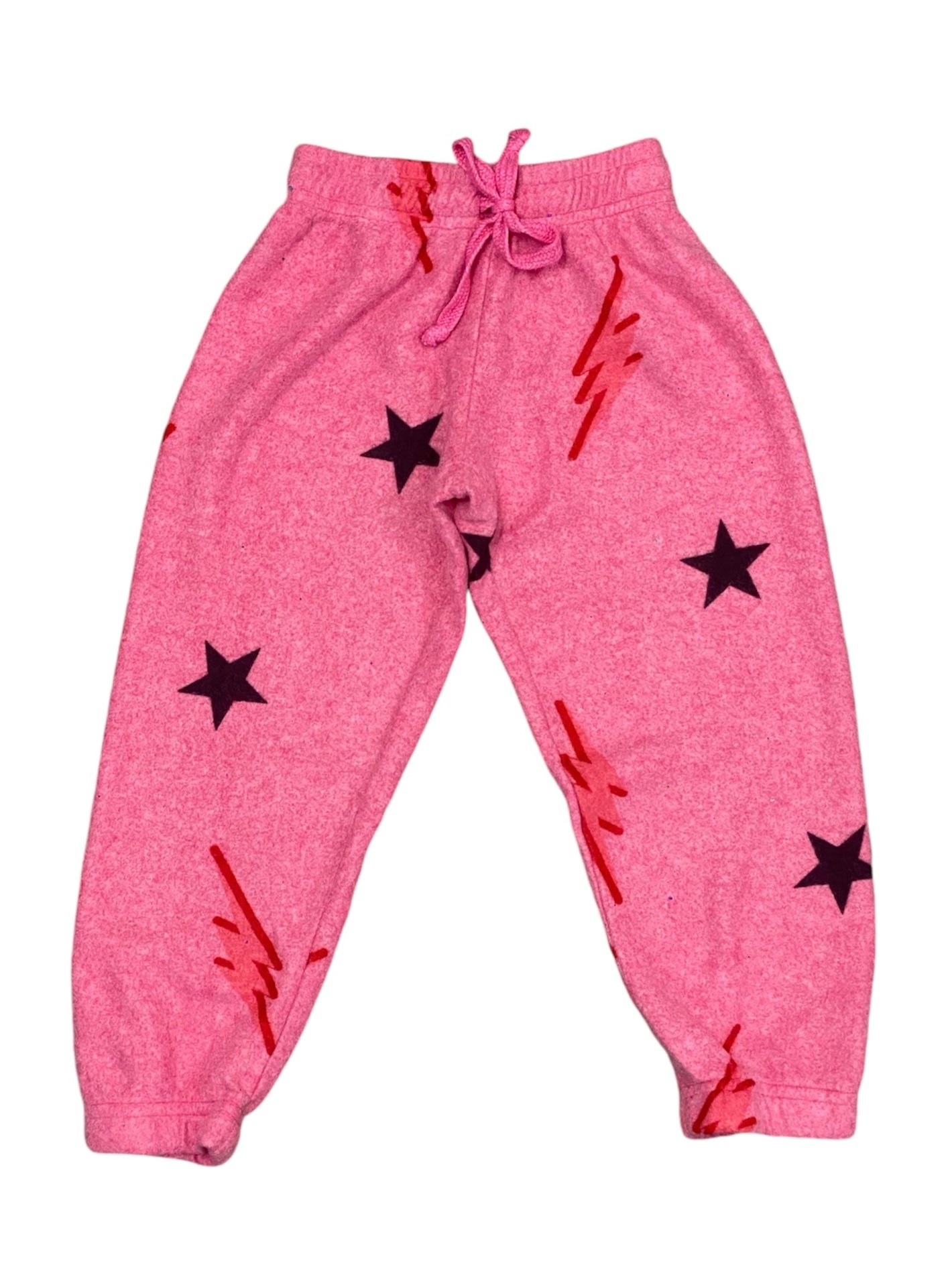 Fuchsia Bolt Joggers