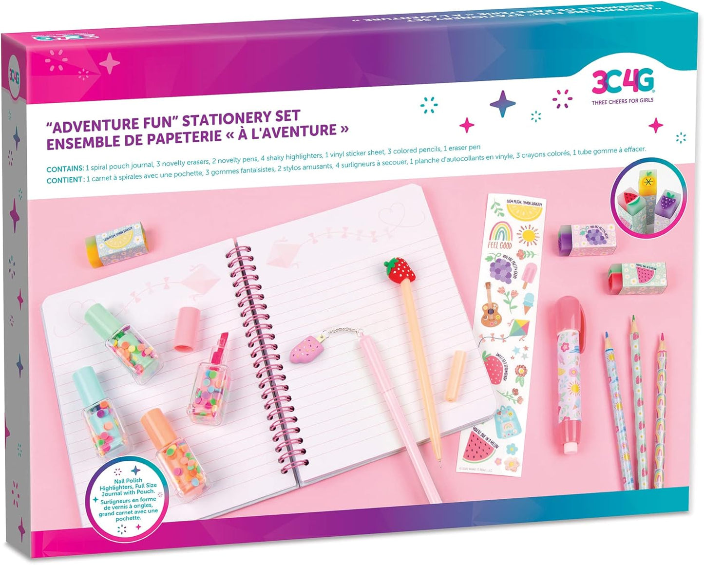 “ADVENTURE FUN” STATIONERY SET