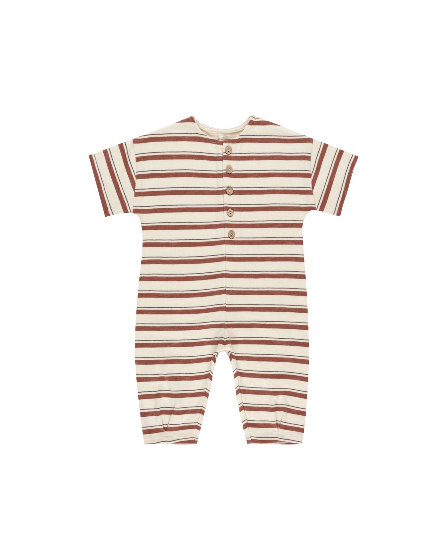 Hayes Jumpsuit Brick Stripe