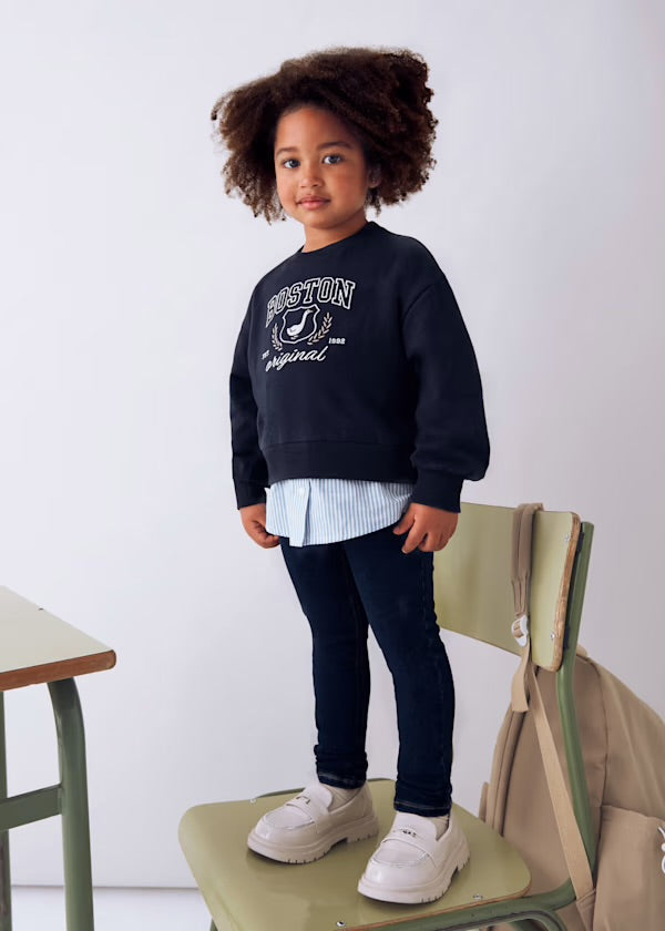 Super Dark Denim Basic Jeggings
