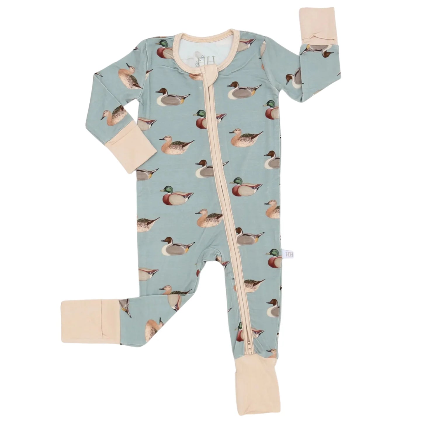 Vintage Ducks Convertible Footie