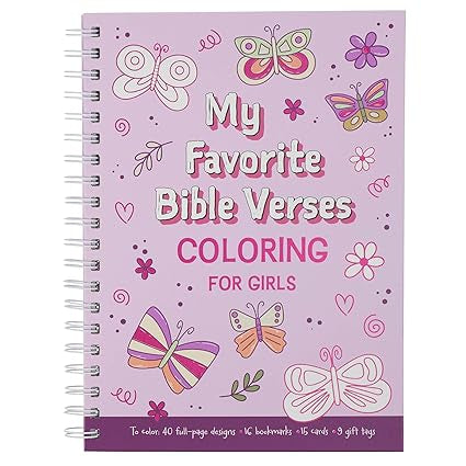 My Favorite Bible Verses Coloring For Girls