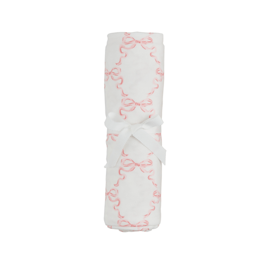 Bow Print Swaddle