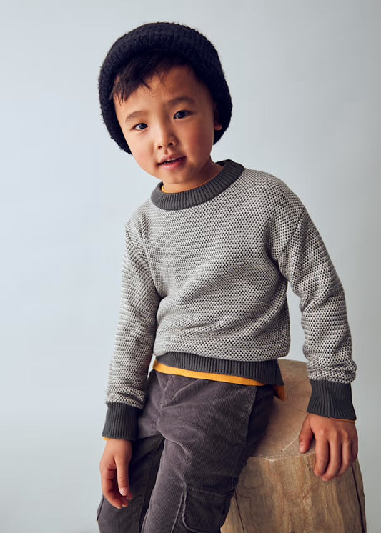 Slate Gray Knit Sweater