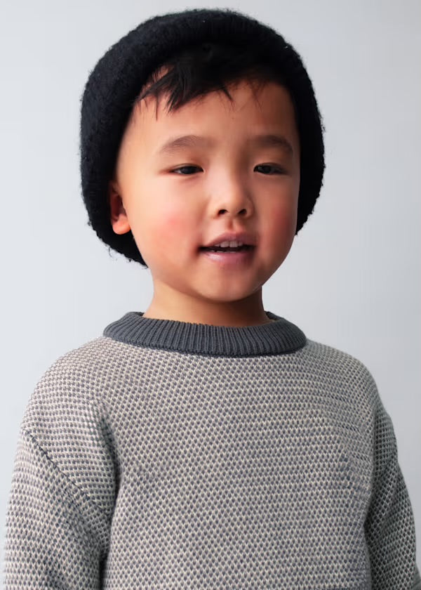 Slate Gray Knit Sweater