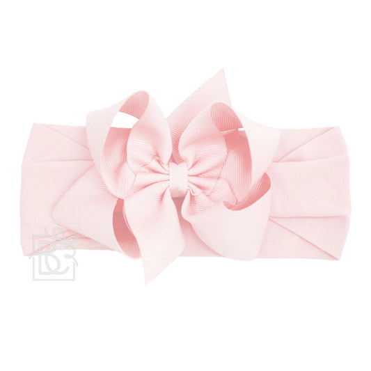 Powder Pink 5.5" Headband Bow