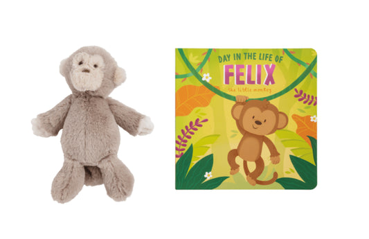 Monkey Book with Plush